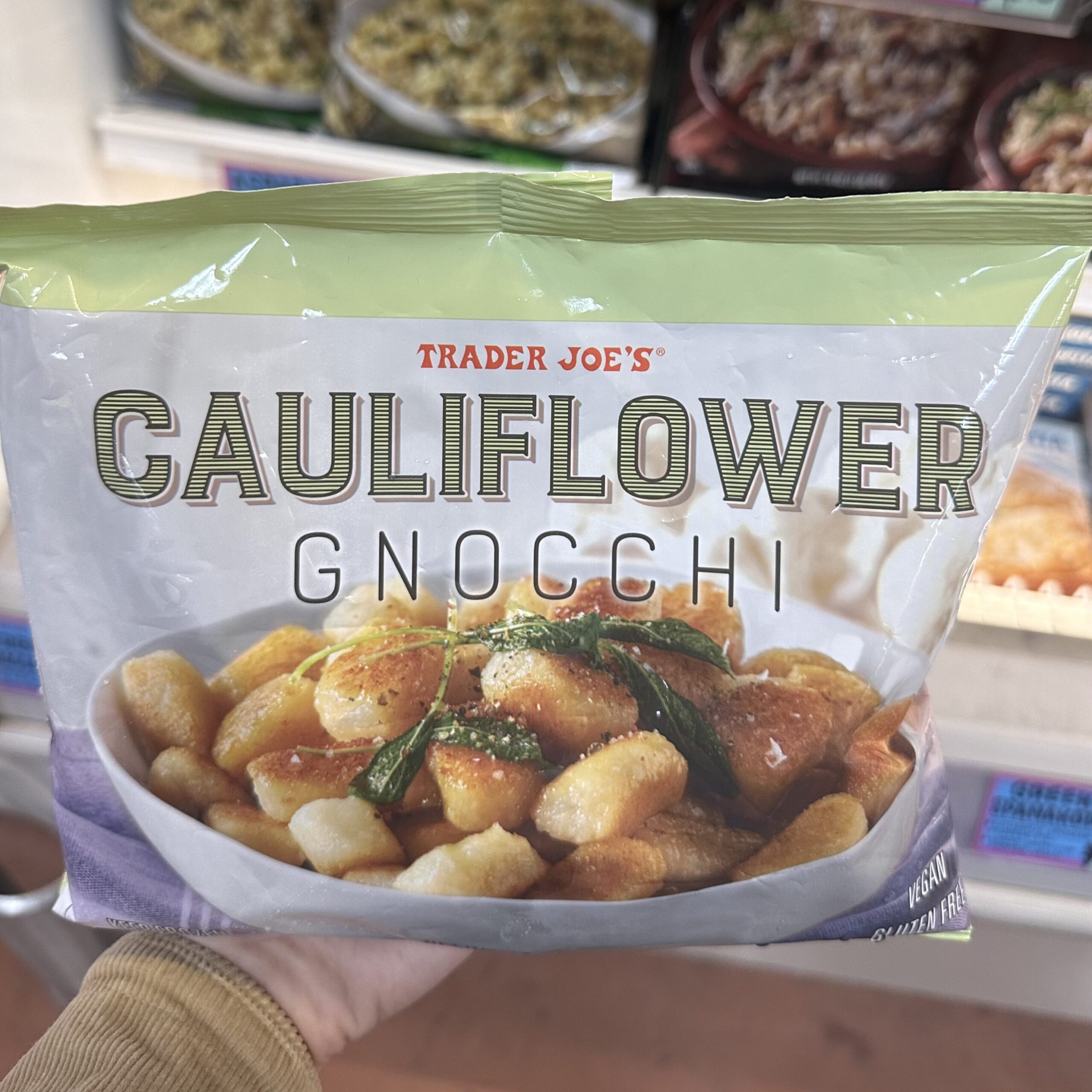 Food Example #1: Gluten Free Cauliflower Gnocchi From Trader Joes