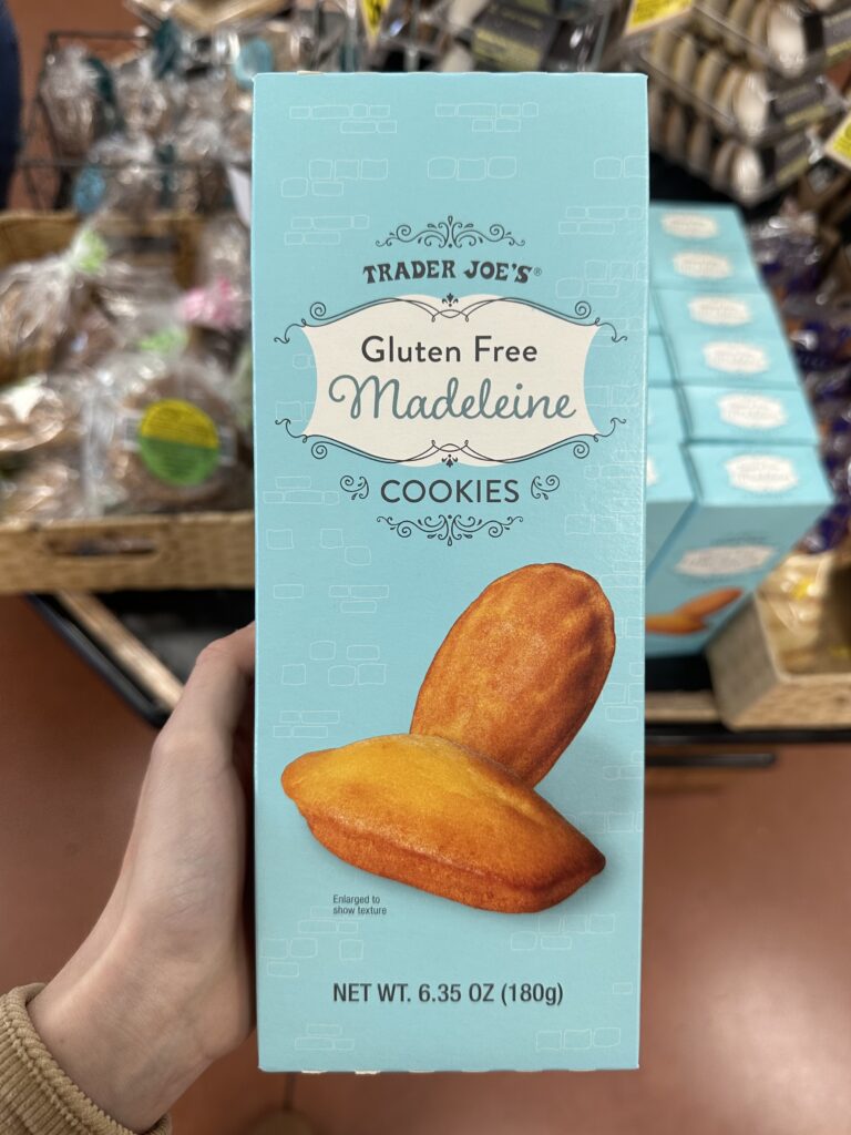 food example #8: gluten free madeleine cookies 