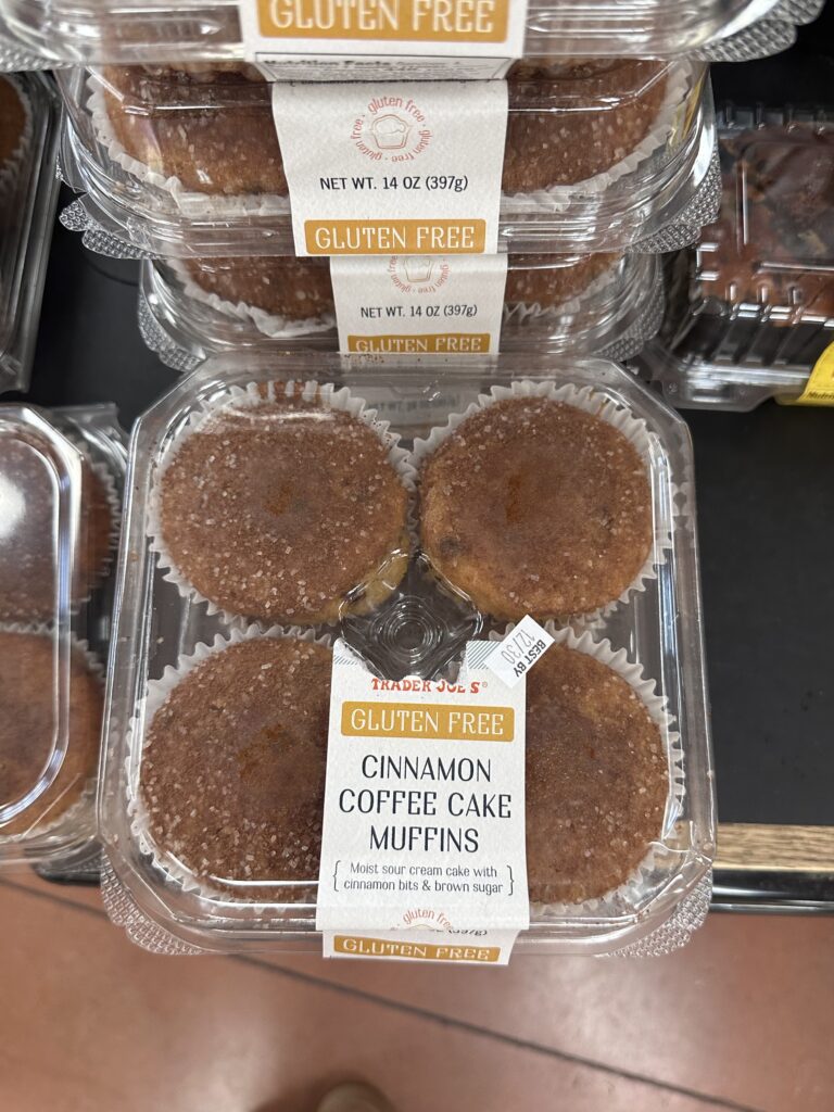 food example #9: gluten free cinnamon coffee cake muffins 