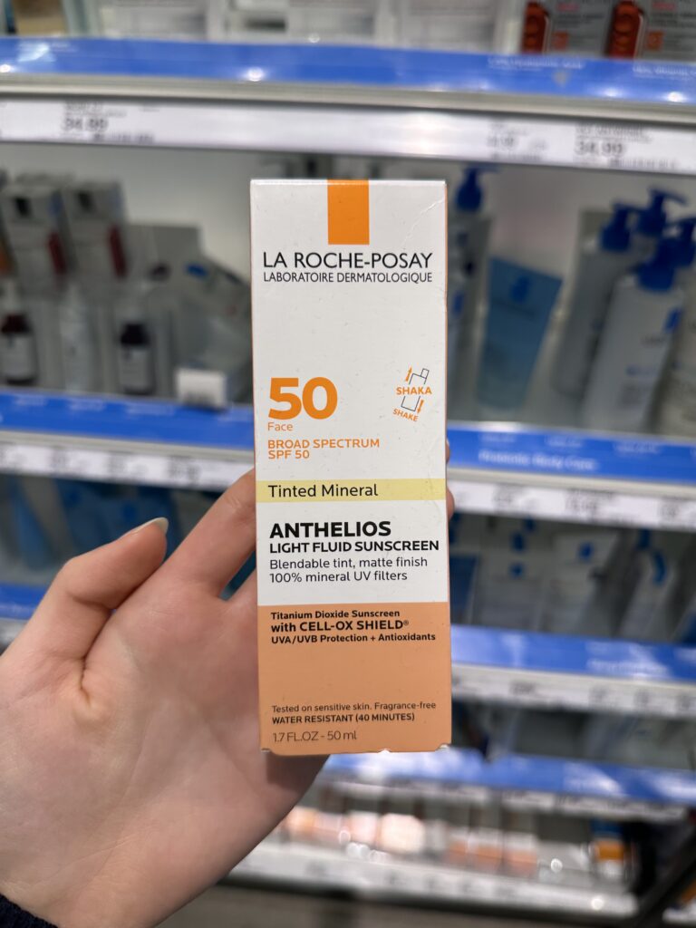 Skincare product #4: a tinted sunscreen I like to use 