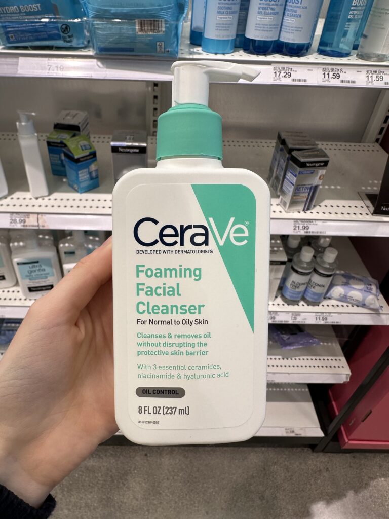 Skincare Product #1: an example of a good cleanser I like to use 